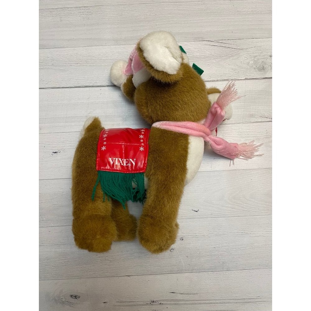 Nanco 2001 Santa's‎ Christmas Reindeer vixen Plush Stuffed Animal